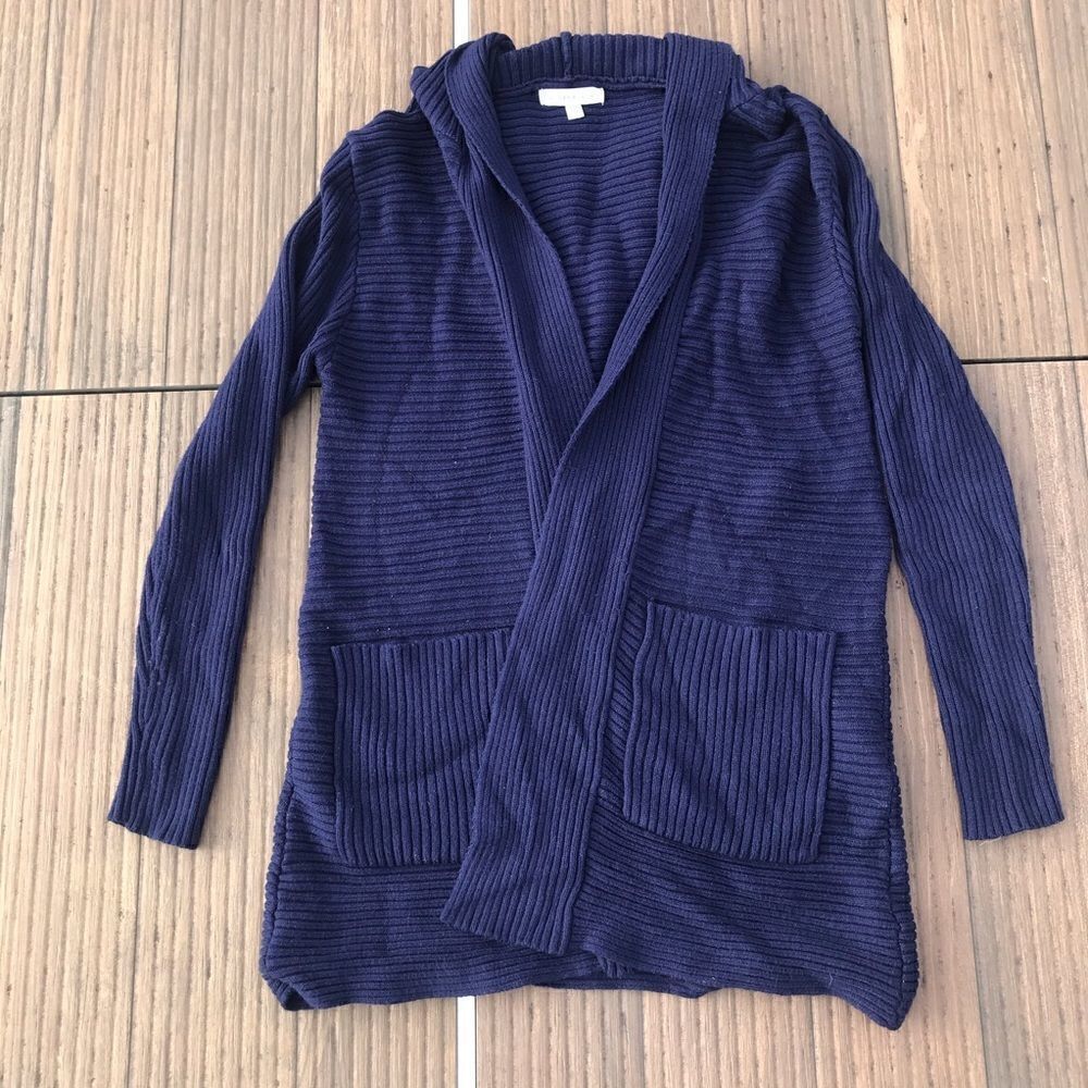 Honey Punch Blue Cardigan Sweater